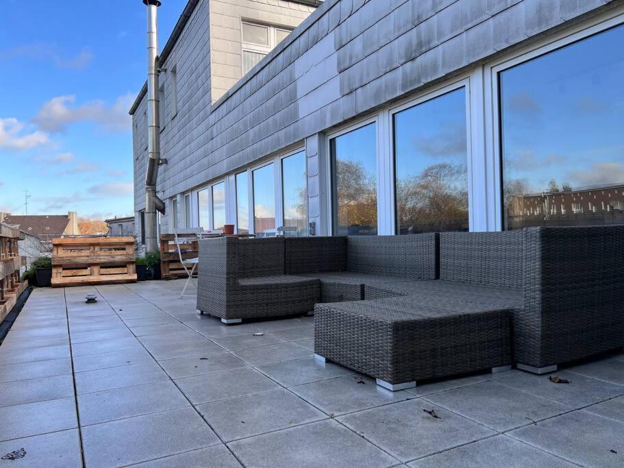 Zentrales Grosszuegiges Apartment Mit Dachterrasse! ボーフム エクステリア 写真